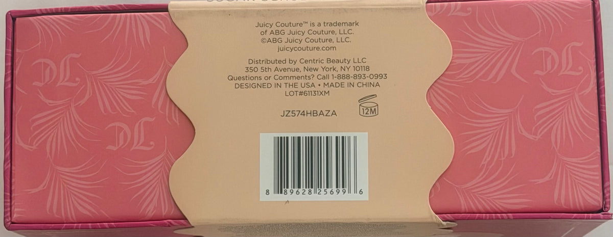 Juicy Couture Palm Sugar Breeze Moisturizing Set Shower Gel Butter Scrub