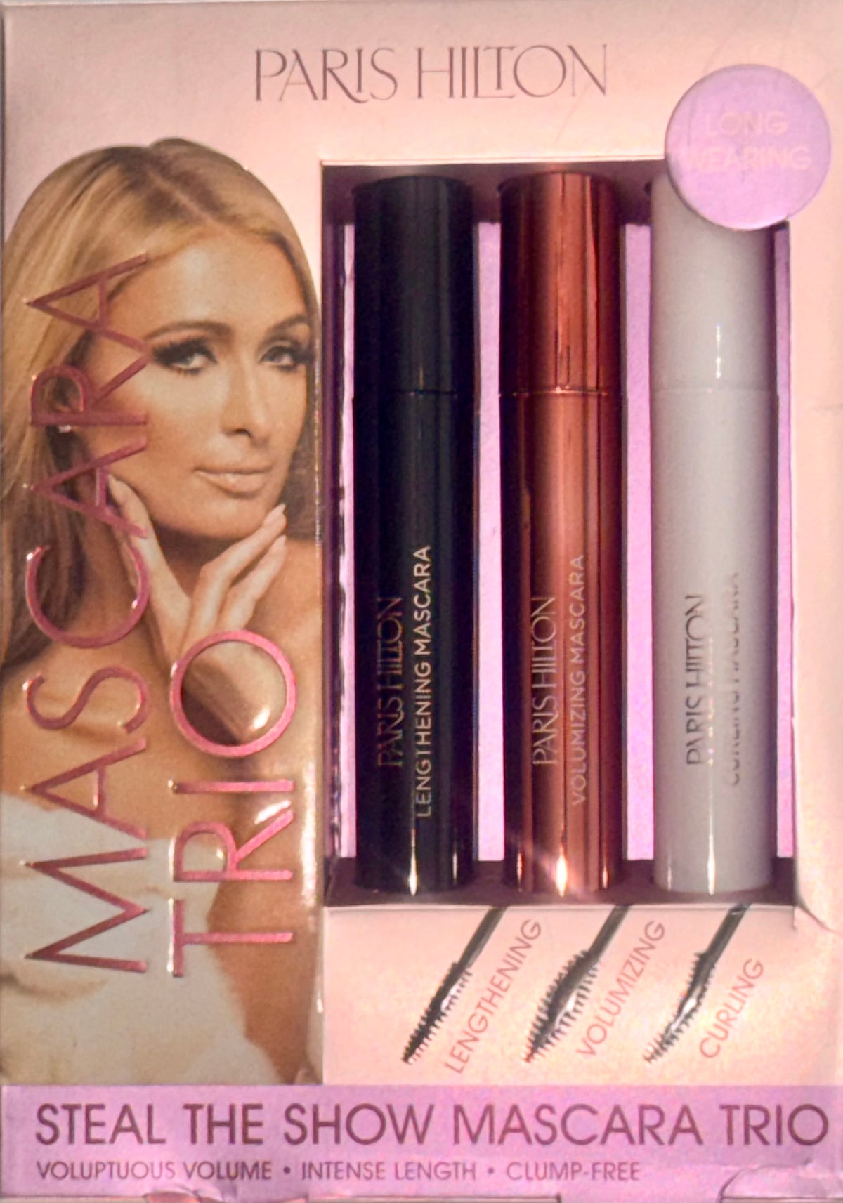 Paris Hilton New Sealed Mascara Trio – Luxe Length, Volume & Curl Long‑Wear Set