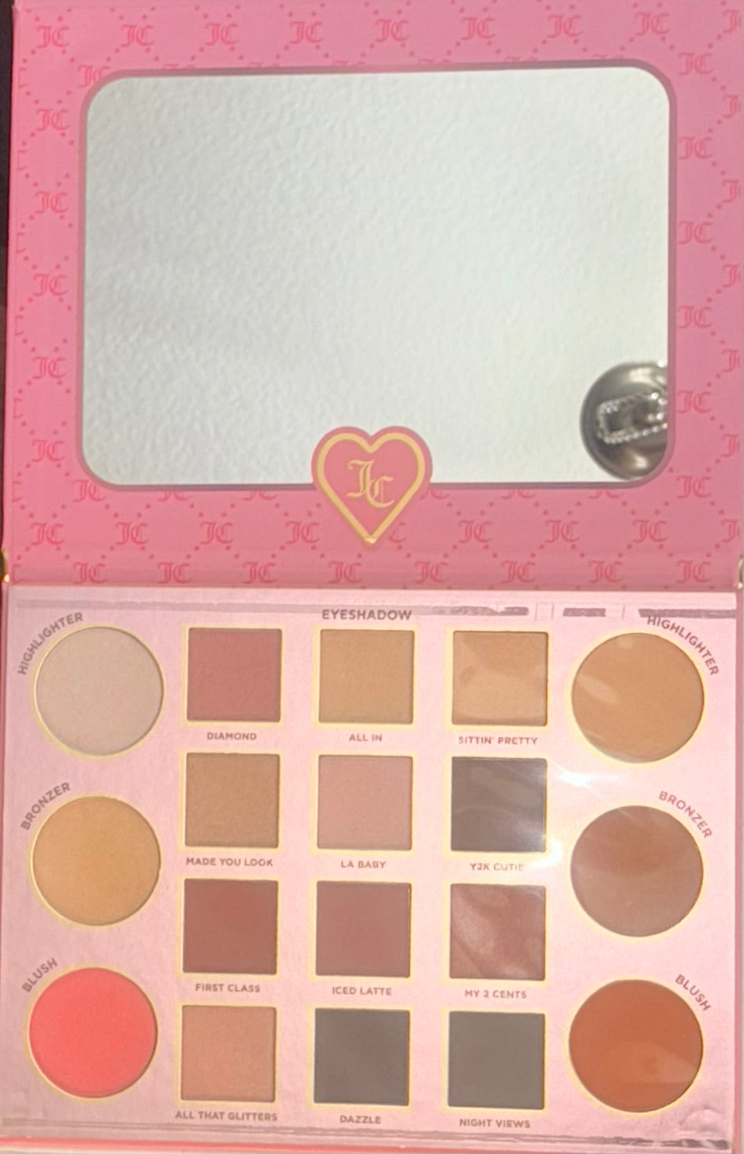 Juicy Couture Complexion Palette 16pc Pressed Powder Eye/Face Set 1.12 oz