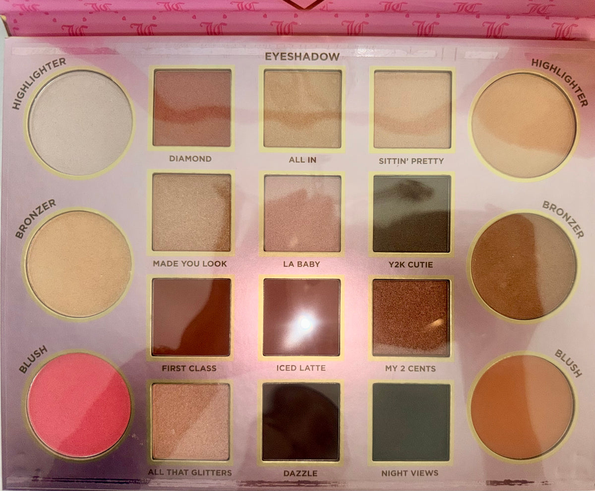 Juicy Couture Complexion Palette 16pc Pressed Powder Eye/Face Set 1.12 oz